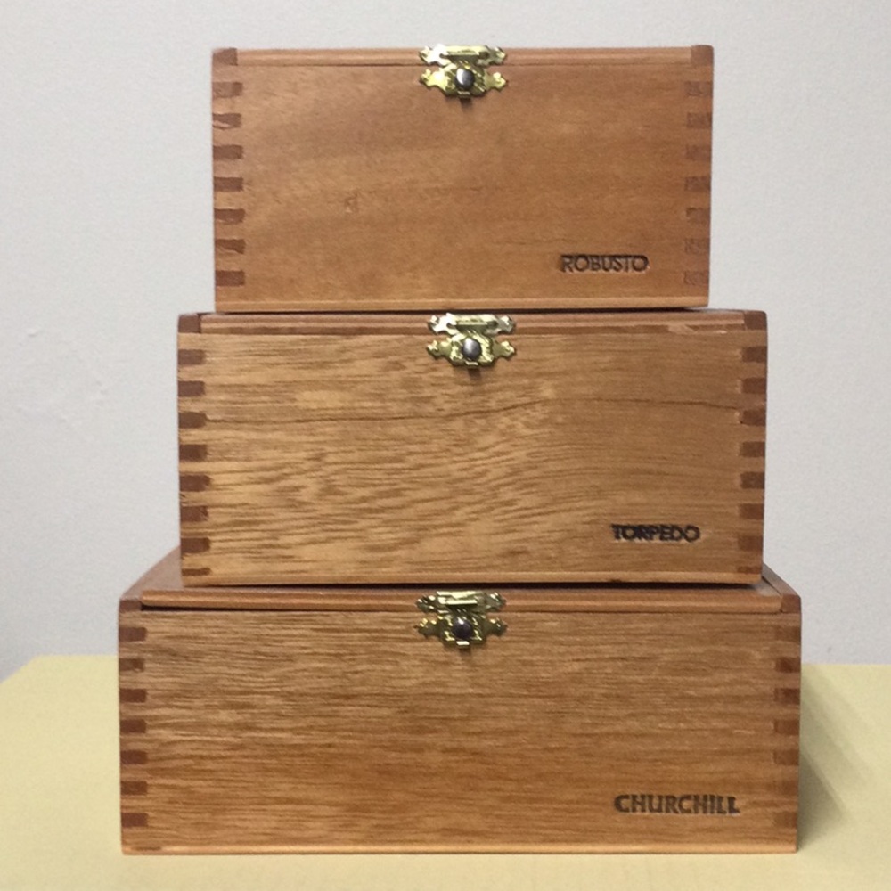 New 3 Cigars Boxes